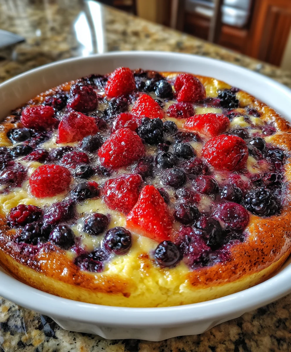 High Protein Triple Berry Bake – Warm, Juicy & Packed with Power!