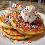 Joyful Funfetti Pancakes – Fluffy, Colorful & Bursting with Birthday Cake Magic!