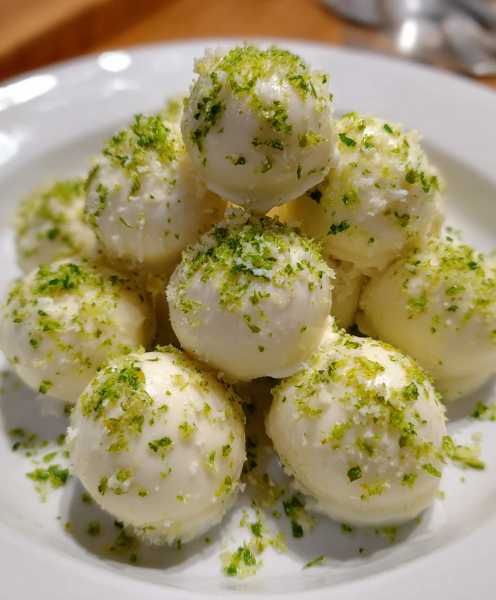 Key Lime Truffles Dessert – Bright, Creamy & Refreshingly Zesty!