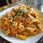 Creamy Buffalo Chicken Pasta – Spicy, Tangy & Irresistibly Comforting!