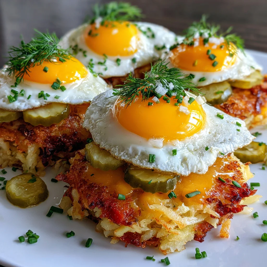 Pickle-Fix Hash-Brown Egg Sliders – Crispy, Tangy & Totally Addictive!