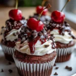 Black Forest Cupcakes Delight – Rich, Cherry-Filled & Elegantly Decadent!
