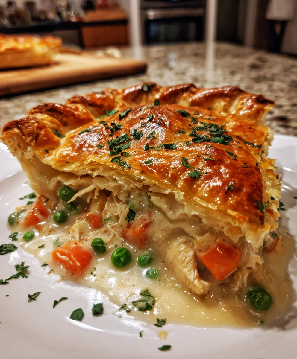 Christmas Chicken Pot Pie – Cozy, Creamy & Holiday-Table Perfect!