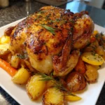 Honey Butter Roasted Chicken – Golden, Juicy & Comfortingly Sweet-Savory!