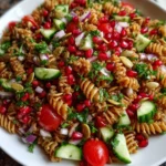 Quinoa Pasta Pomegranate Salad