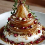Golden Caramelized Pear & Burrata Towers – Sweet, Silky & Stunningly Elegant!
