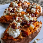 Apple Spiced Stuffed Sweet Potatoes – Warm, Cozy & Fall-Flavored Comfort!