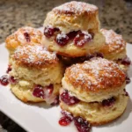 Cranberry Orange Maple Scones – Flaky, Zesty & Perfectly Sweet!