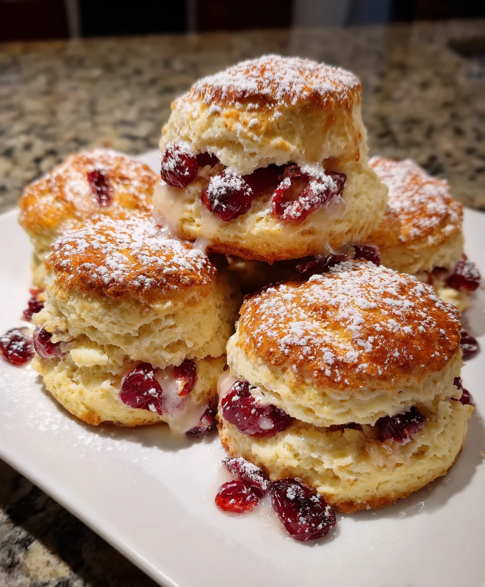 Cranberry Orange Maple Scones – Flaky, Zesty & Perfectly Sweet!