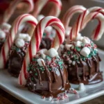 Chocolate-Dipped Candy Canes – Sweet, Festive & Perfectly Crunchy!
