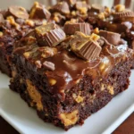 Peanut Butter Cup Dump Cake – Gooey, Chocolaty & Peanut Butter Lover’s Dream!