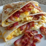 Bacon Egg Cheese Quesadillas – Crispy, Cheesy & Breakfast-Perfect!