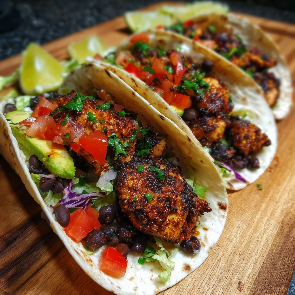 Spicy Cajun Black Bean Chicken Burritos – Flavor-Packed, Hearty & Incredibly Satisfying!