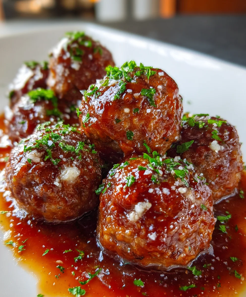 Sweet & Sticky Honey BBQ Meatballs – Irresistibly Glazed & Perfect for Parties!