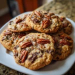 Decadent Brown Butter Bourbon Pecan Chocolate Chunk Cookies – Rich, Nutty & Irresistibly Chewy!