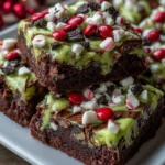 Grinch Brownies – Fudgy, Festive & Mischievously Sweet!