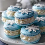 Snowflake Macarons – Elegant, Wintery & Melt-in-Your-Mouth Magical!