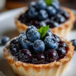 Mini Blueberry Pies with Flaky Crust – Sweet, Juicy & Perfectly Portable!