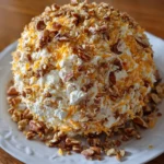 Creamy Cheddar Nut Cheese Ball – Rich, Savory & Perfect for Holiday Entertaining!