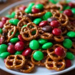 Mint M&M Christmas Pretzels with Hugs – Sweet, Minty & Festively Crunchy!