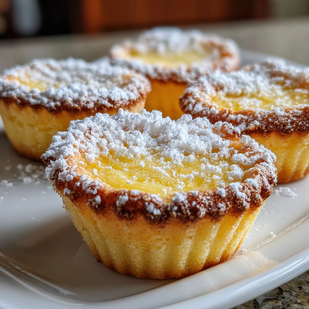 Mini Baby Lemon Impossible Pies – Zesty, Creamy & Simply Magical!