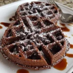 Fudgy Brownie Waffles – Crispy, Gooey & Chocolate Lover’s Dream!