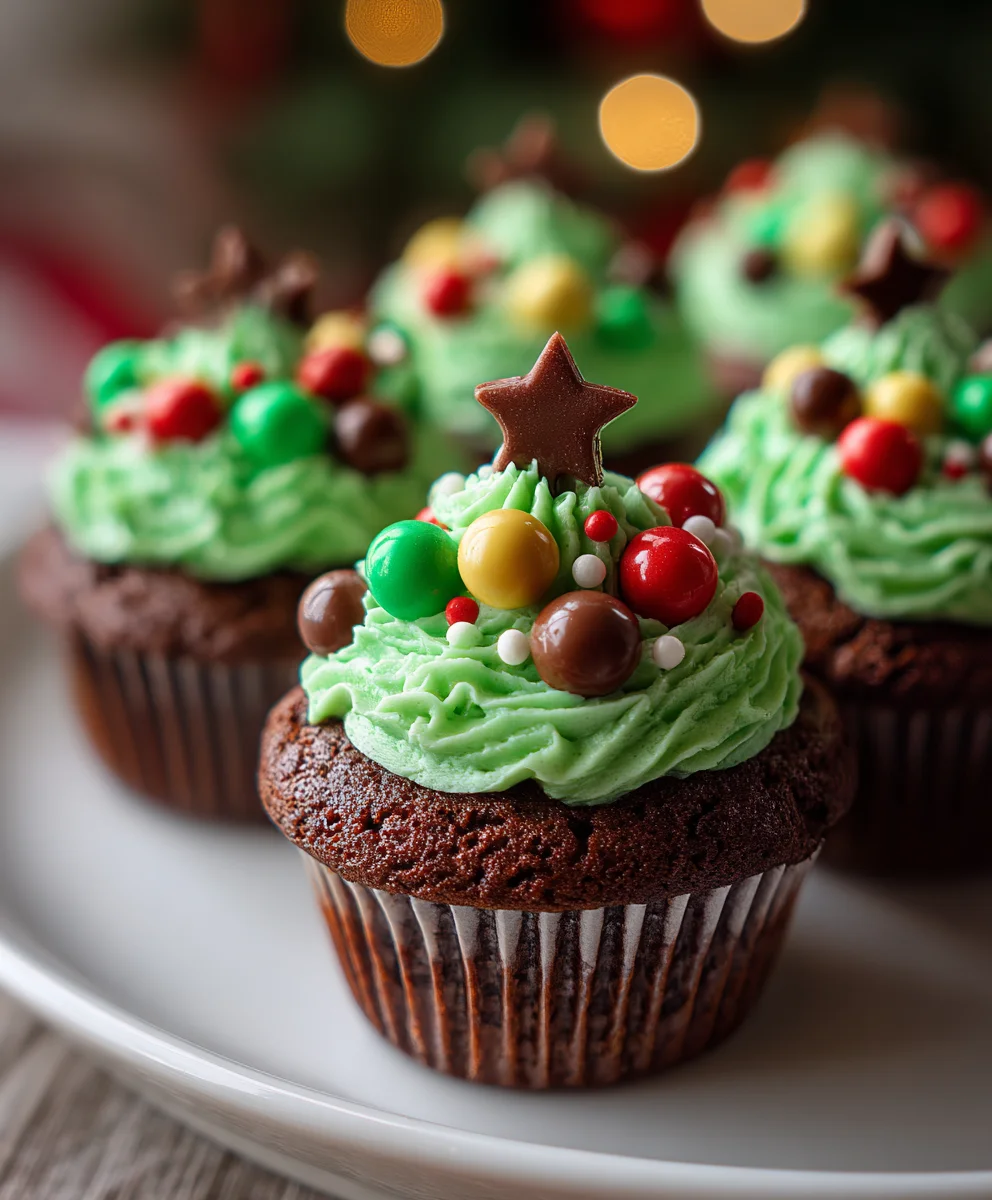 Christmas Tree Cupcakes – Festive, Fun & Deliciously Holiday-Ready!