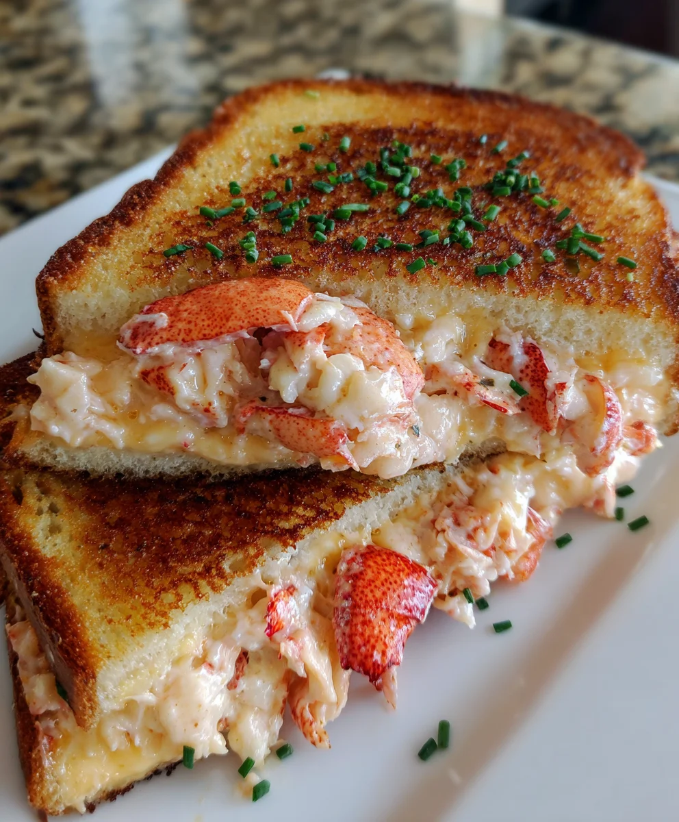 Lobster Grilled Cheese Sandwich – Buttery, Cheesy & Absolutely Indulgent!