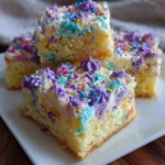 Unicorn Bars with Funfetti Frosting – Magical, Colorful & Sweetly Irresistible!
