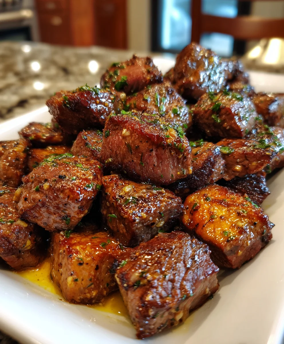 Garlic Butter Steak Bites – Juicy, Savory & Addictively Delicious!