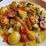 Creamy Chicken Sausage Stew – Hearty, Cozy & Bursting with Comfort!