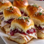 Cranberry Turkey Sliders – Savory, Sweet & Holiday-Perfect Bites!