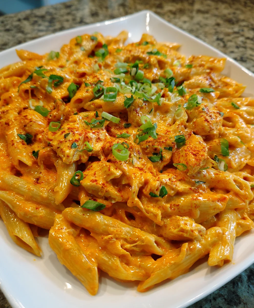 Buffalo Chicken Pasta – Creamy, Spicy & Outrageously Delicious!