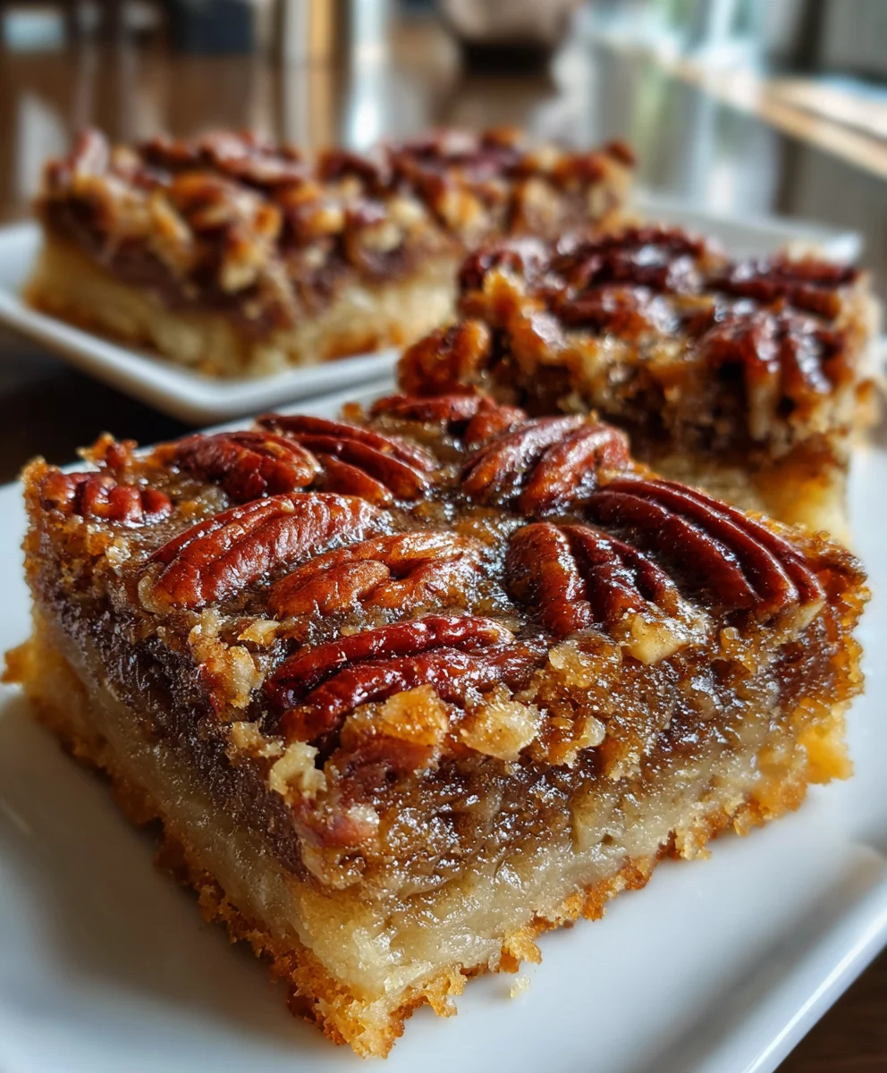 Pecan Pie Bars Sweet Squares – Buttery, Gooey & Southern-Style Delicious!