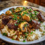 Hearty Cube Steak & Mushroom Casserole – Savory, Tender & the Ultimate Comfort Food!