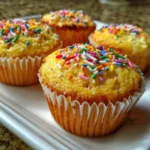 Funfetti Cornbread Muffins – Sweet, Buttery & Bursting with Color!