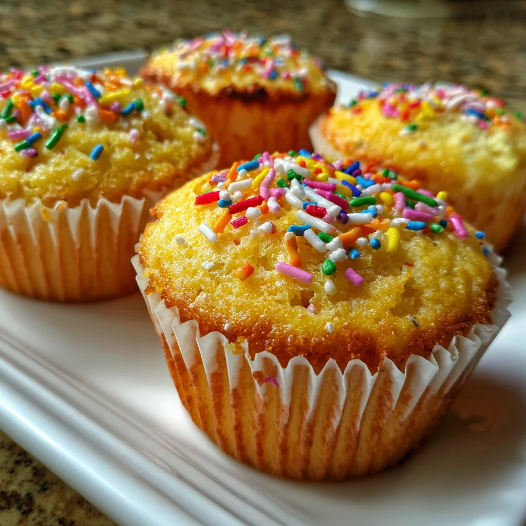 Funfetti Cornbread Muffins – Sweet, Buttery & Bursting with Color!