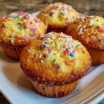Funfetti Cornbread Muffins – Sweet, Buttery & Bursting with Color!