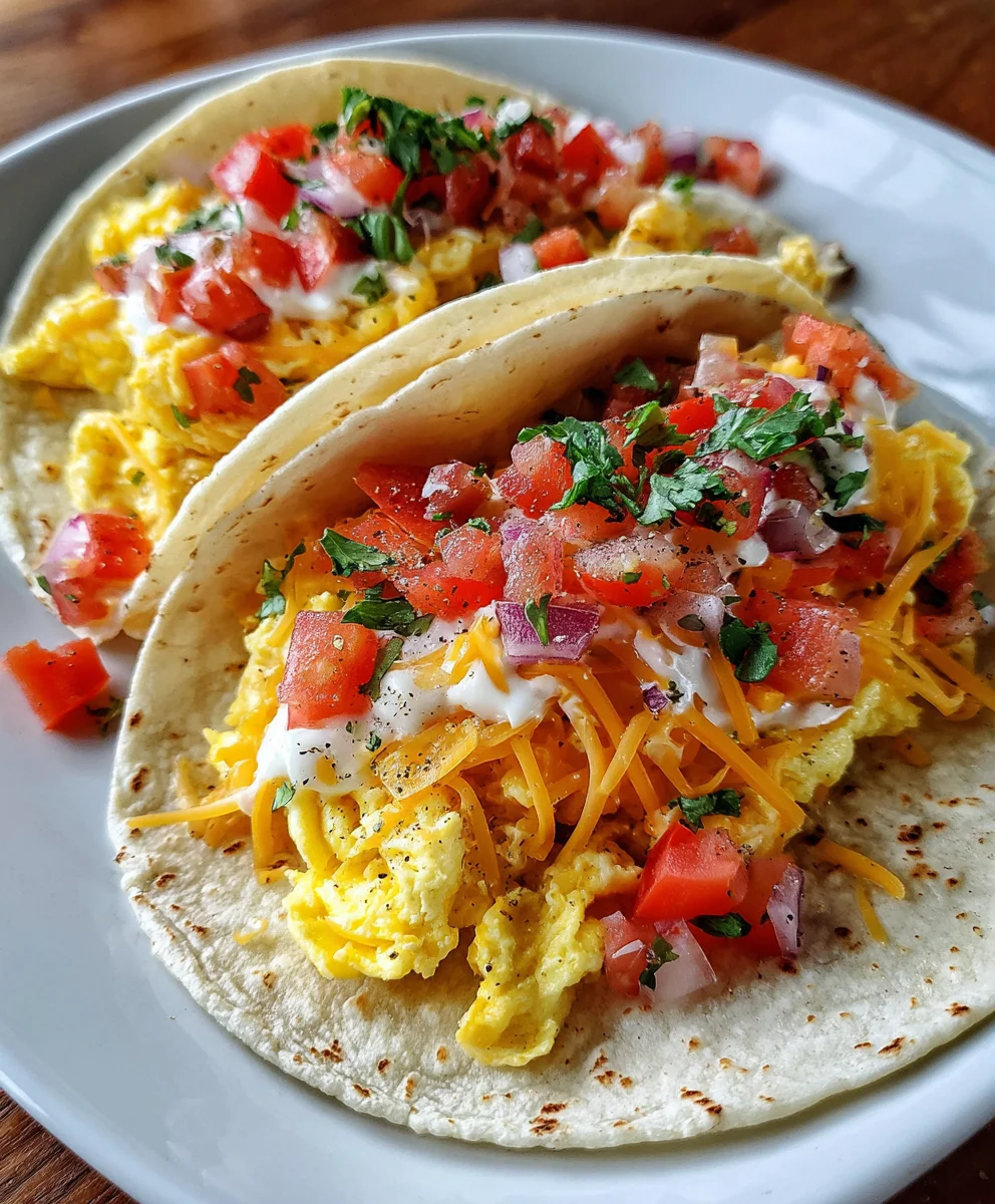 3-Minute Breakfast Tacos – Quick, Flavorful & Perfectly Satisfying!