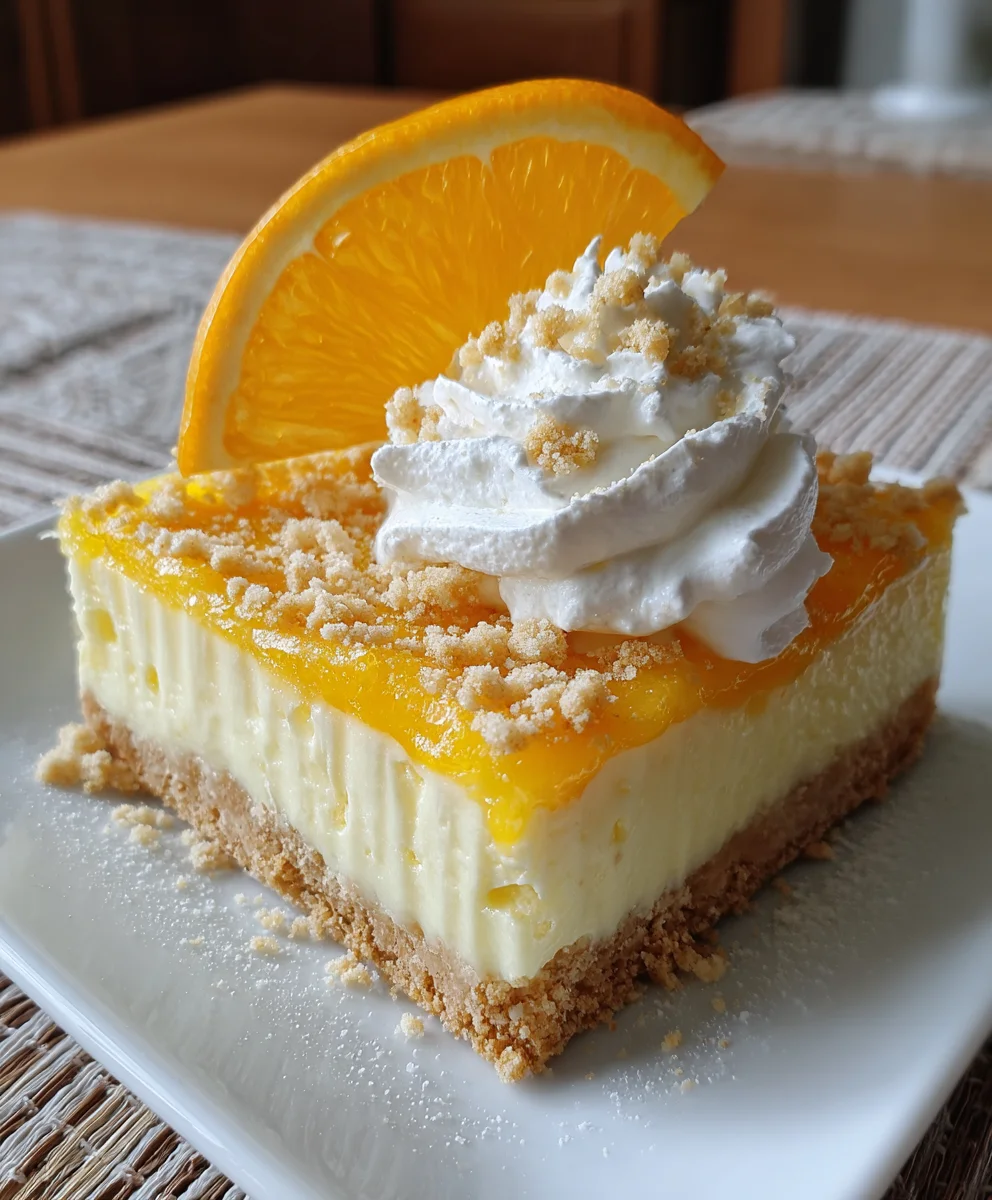 Orange Creamsicle Dream Bars – Creamy, Citrusy & Sweetly Refreshing!