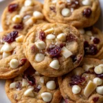 White Chocolate Chip Cranberry Cookies – Soft, Chewy & Perfectly Festive!