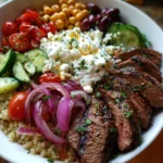 Mediterranean Steak Bowl – Fresh, Flavorful & Packed with Protein!