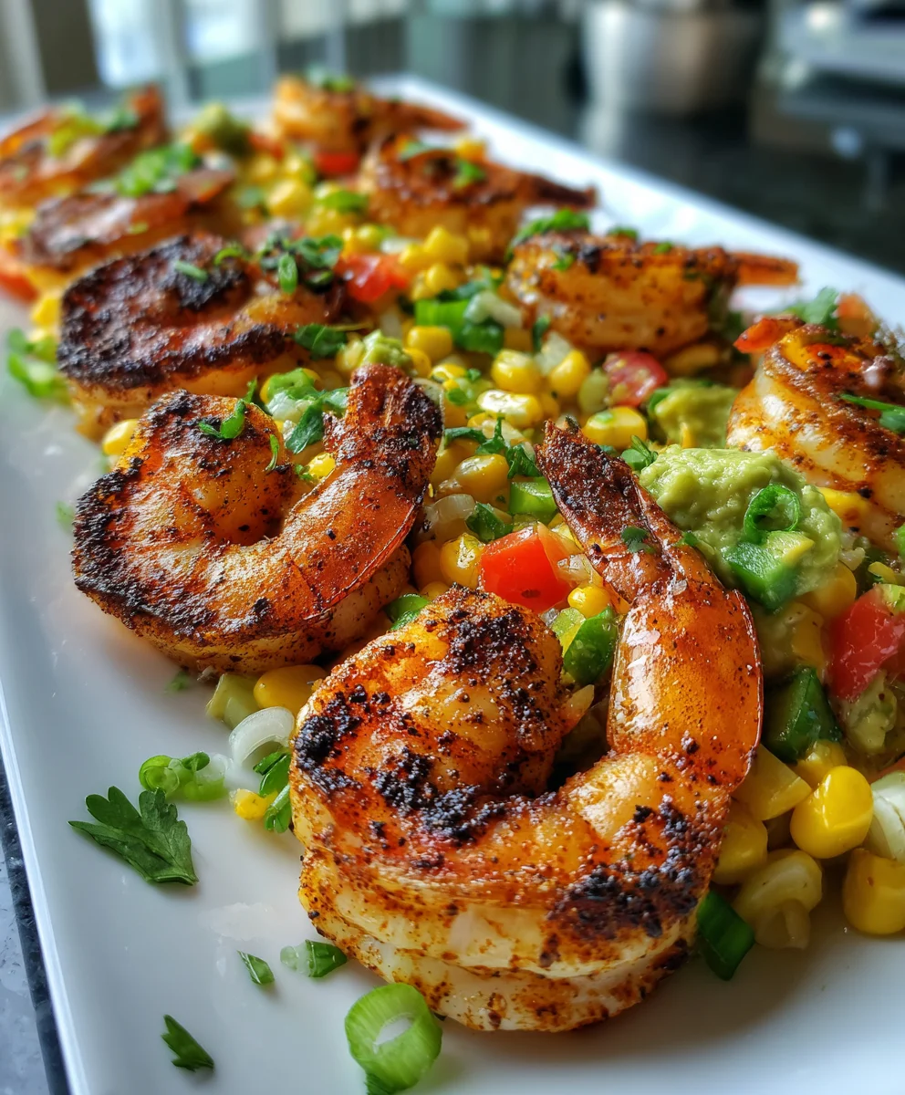Grilled Shrimp Avocado Corn Salsa – Fresh, Zesty & Bursting with Summer Flavor!