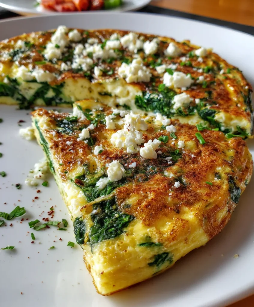 Spinach and Cheese Frittata – Fluffy, Savory & Wonderfully Cheesy!
