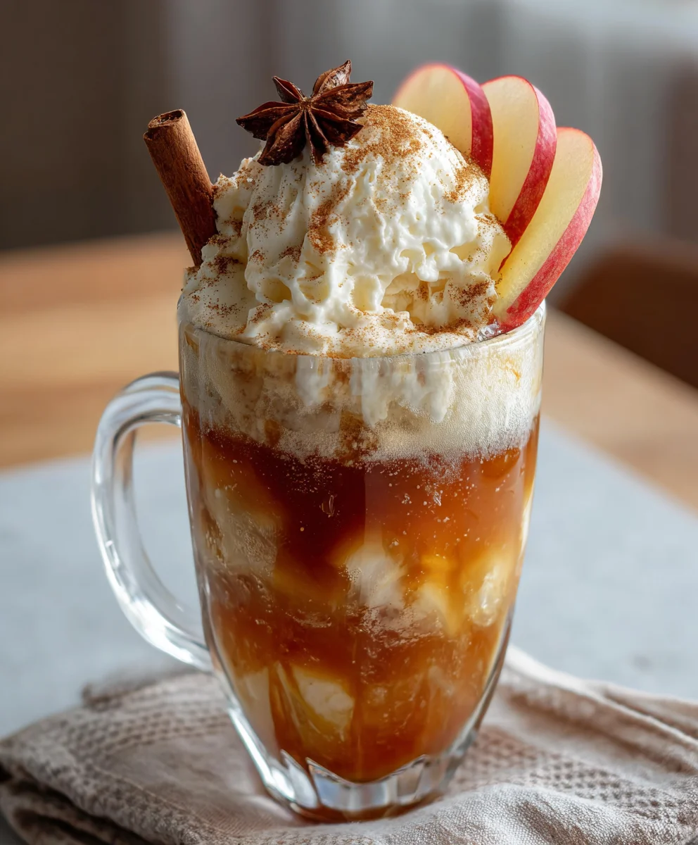 Apple Cider Float Ice Cream – Creamy, Fizzy & Perfectly Cozy!