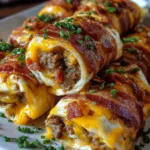 Garlic Butter Bacon Cheeseburger – Juicy, Savory & Loaded with Flavor!