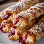 Cranberry Orange Cream Cheese Pastry Straws – Flaky, Tangy & Perfectly Festive!