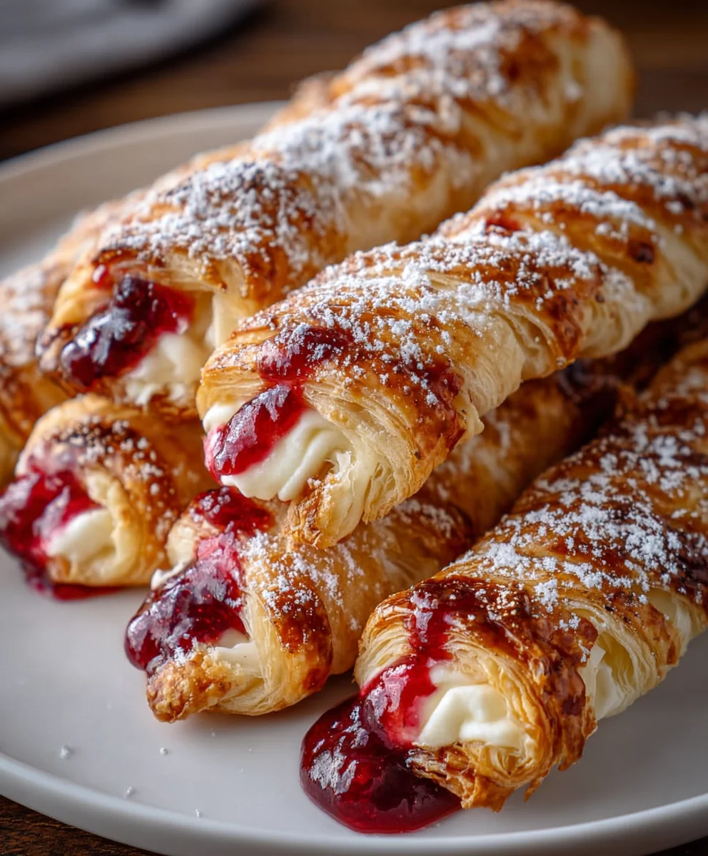 Cranberry Orange Cream Cheese Pastry Straws – Flaky, Tangy & Perfectly Festive!