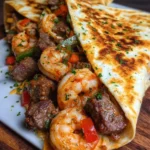Creole Steak and Shrimp Quesadillas – Bold, Spicy & Loaded with Flavor!