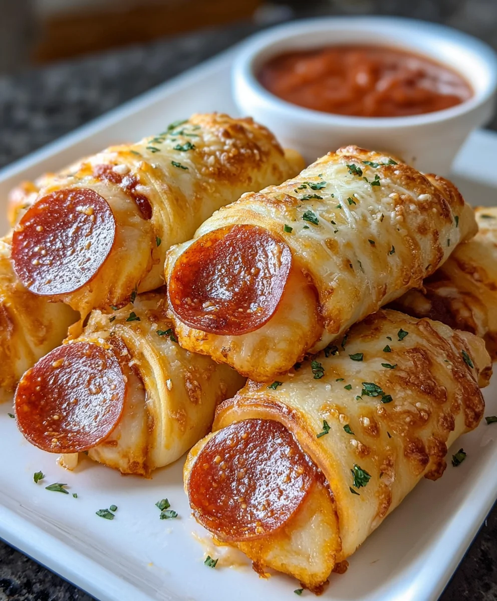 Cheesy Pepperoni Pizza Roll-Ups – Crispy, Gooey & Pizza Night Perfection!